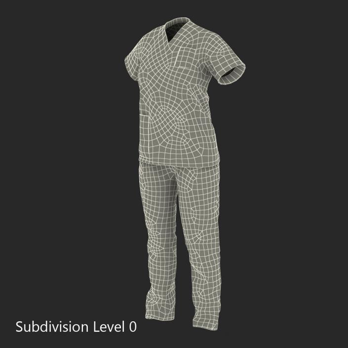 Female Surgeon Dress 8 3D