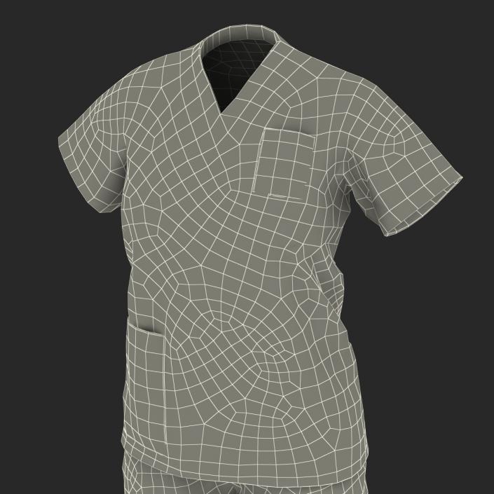 Female Surgeon Dress 8 3D