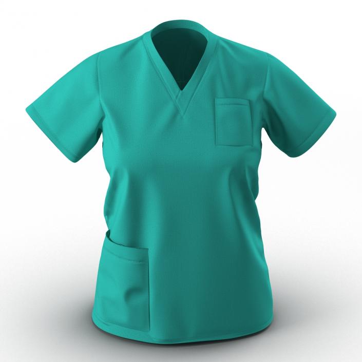 Female Surgeon Dress 9 3D