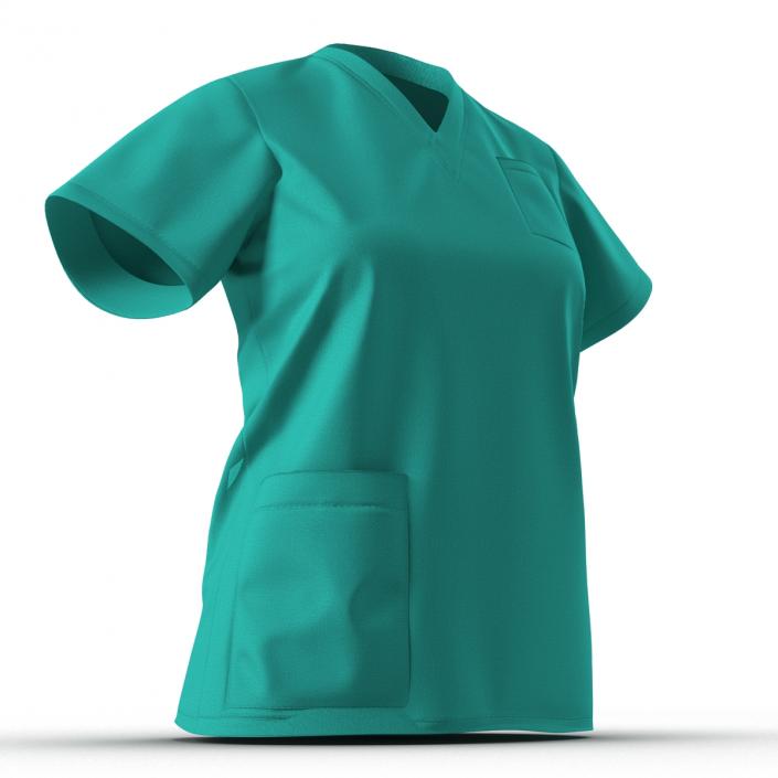 Female Surgeon Dress 9 3D