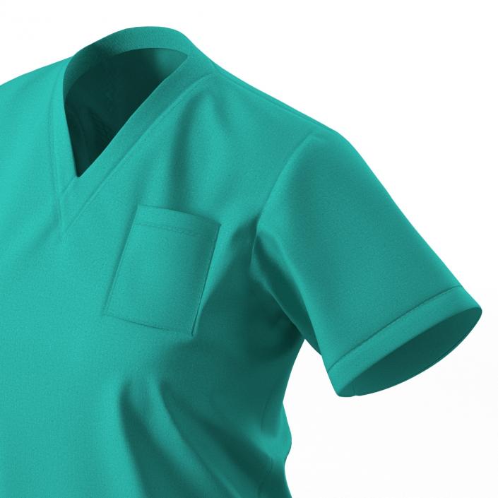 Female Surgeon Dress 9 3D