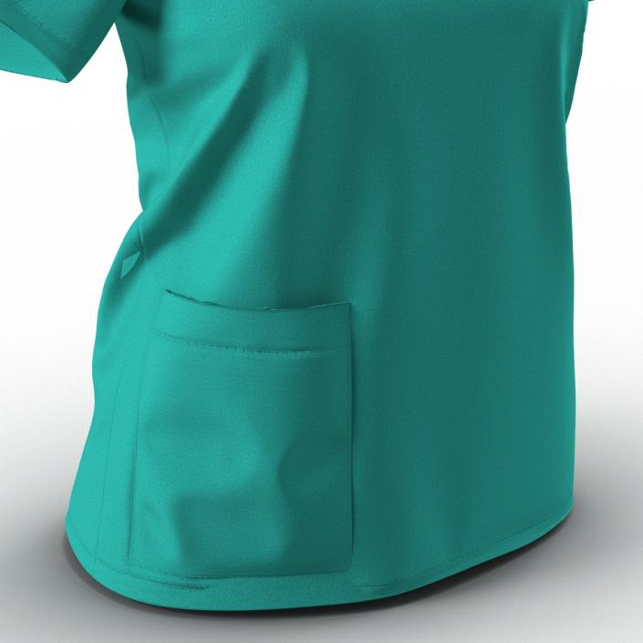 Female Surgeon Dress 9 3D