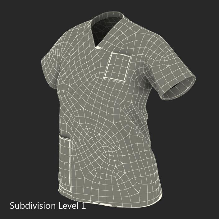 Female Surgeon Dress 9 3D