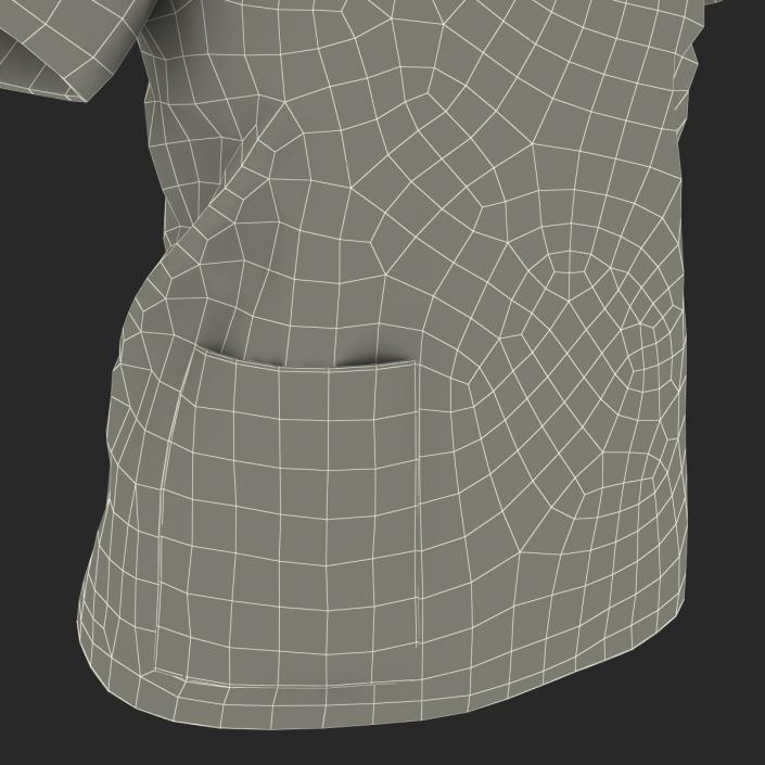 Female Surgeon Dress 9 3D