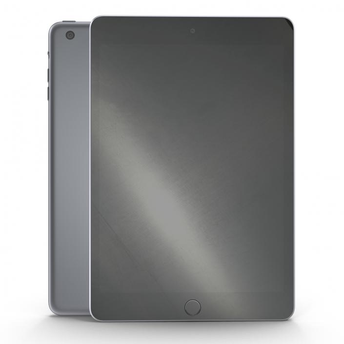 iPad Mini 3 Space Gray 3D