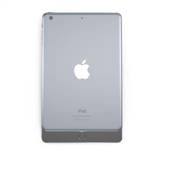 iPad Mini 3 Space Gray 3D