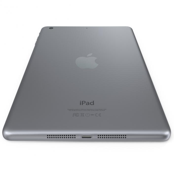 iPad Mini 3 Space Gray 3D