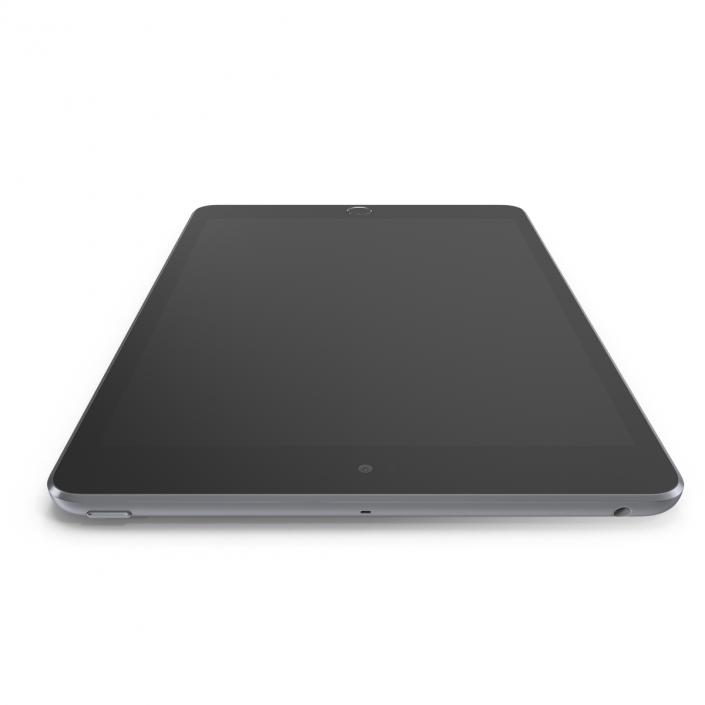 iPad Mini 3 Space Gray 3D