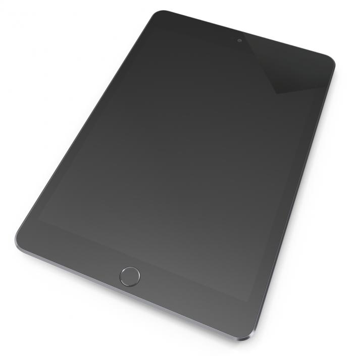 iPad Mini 3 Space Gray 3D