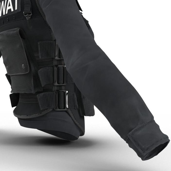 3D model SWAT Woman Uniform 6