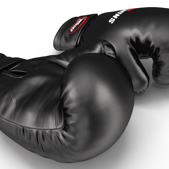 3D model Boxing Gloves Twins Black