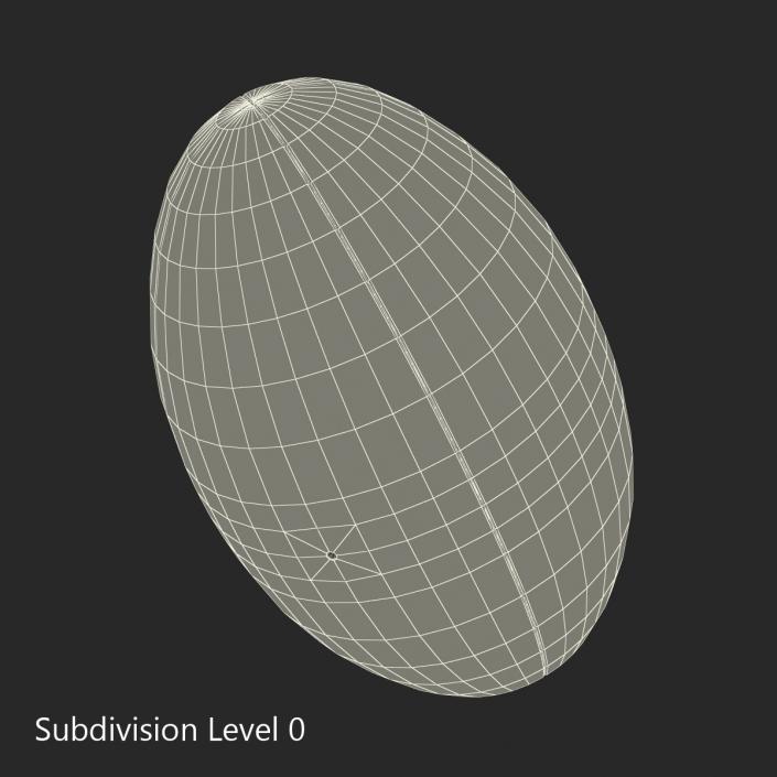 3D Rugby Ball Generic model