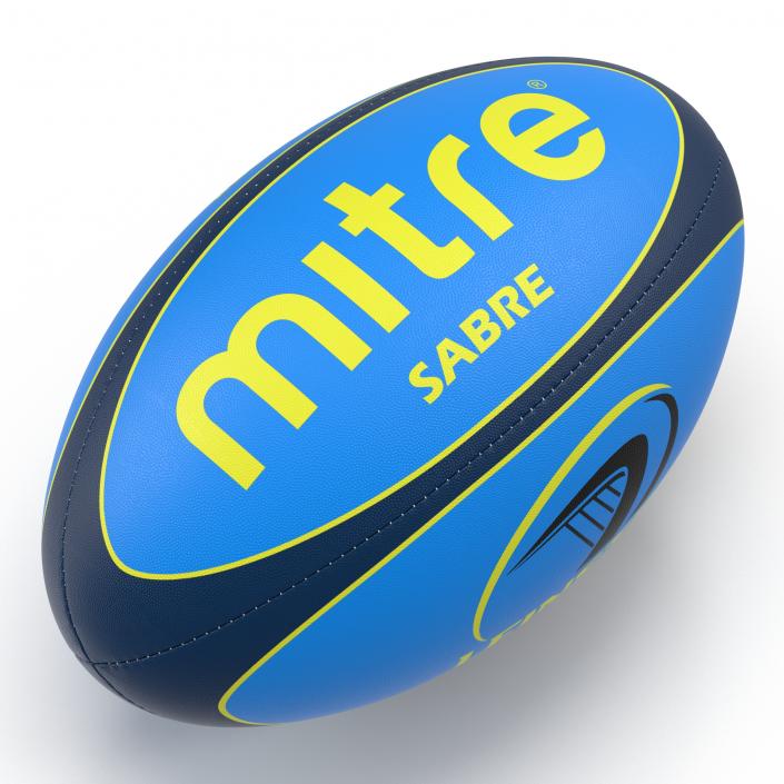 3D Rugby Ball Mitre 2 model