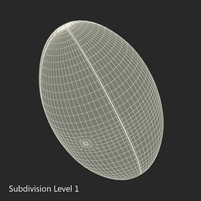 3D Rugby Ball Mitre 2 model