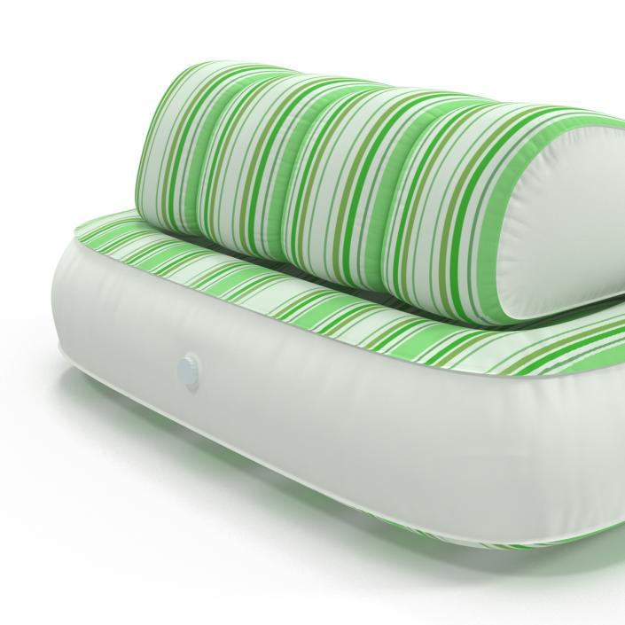 3D Inflatable Air Mattress 4 Green