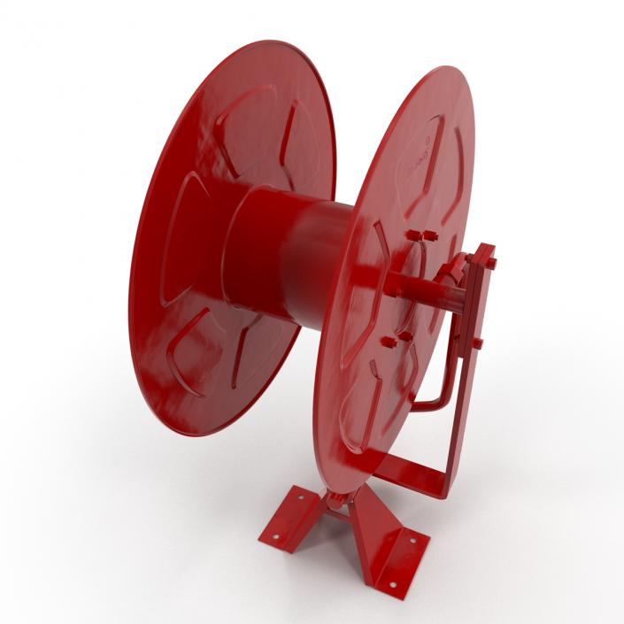 3D model Hose Reel for Water Truck