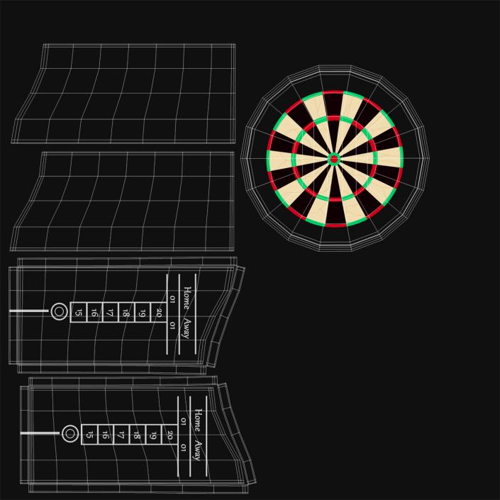 Dart Board 3 3D