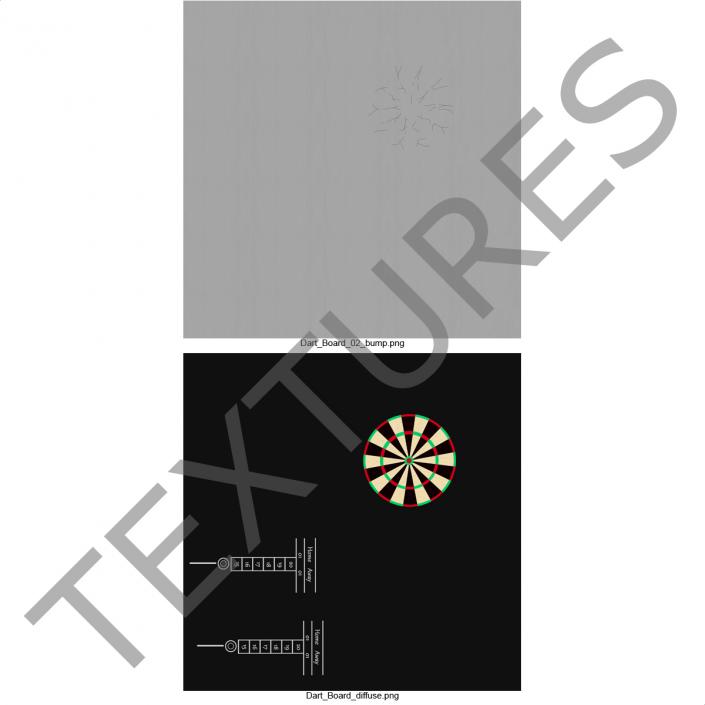 Dart Board 3 3D