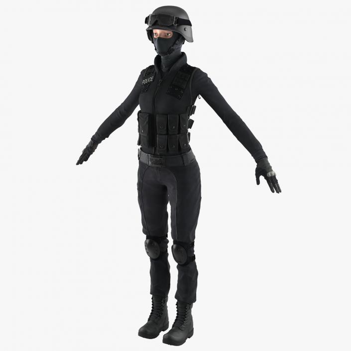 3D SWAT Woman European 2