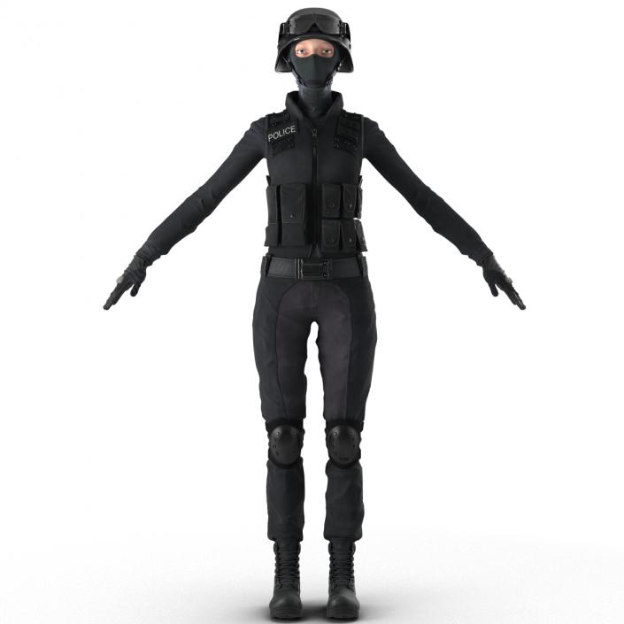 3D SWAT Woman European 2