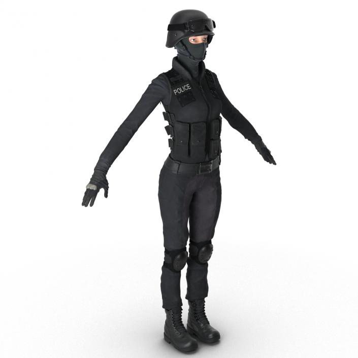 3D SWAT Woman European 2