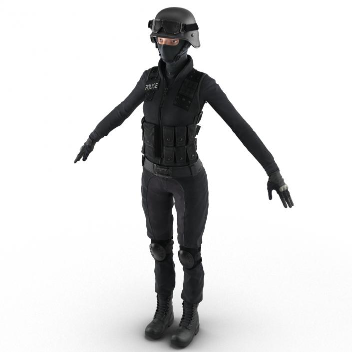 3D SWAT Woman European 2