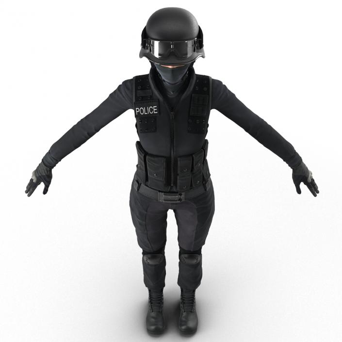 3D SWAT Woman European 2