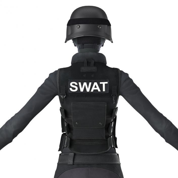 3D SWAT Woman European 2