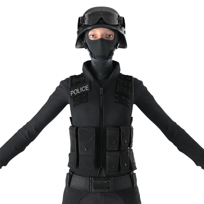 3D SWAT Woman European 2