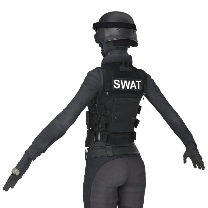 3D SWAT Woman European 2