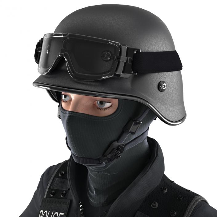 3D SWAT Woman European 2