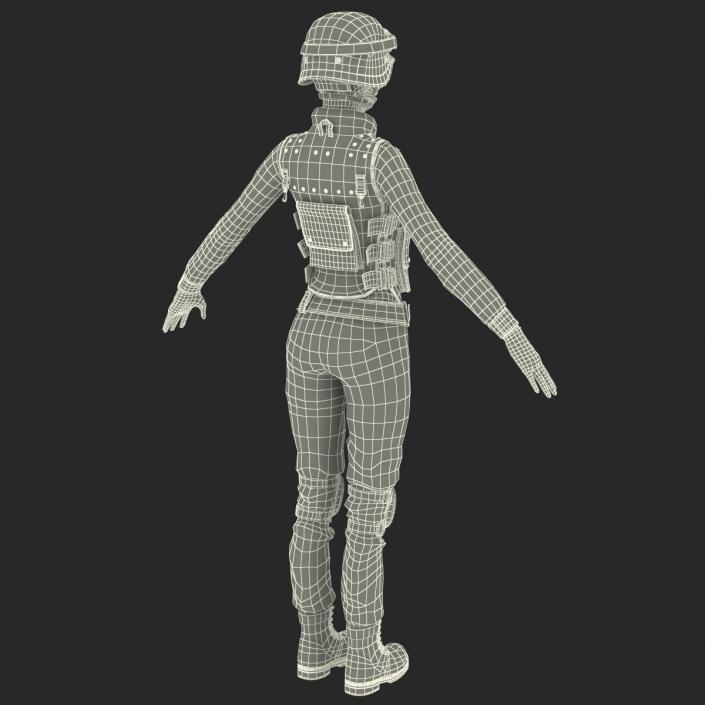 3D SWAT Woman European 2