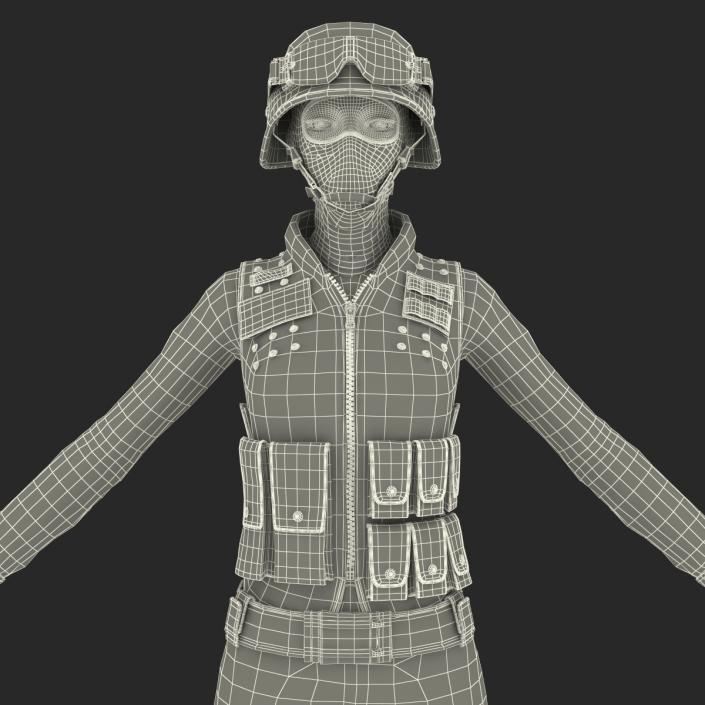 3D SWAT Woman European 2