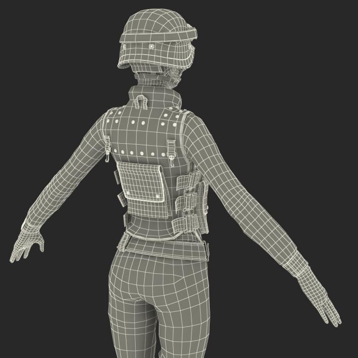 3D SWAT Woman European 2