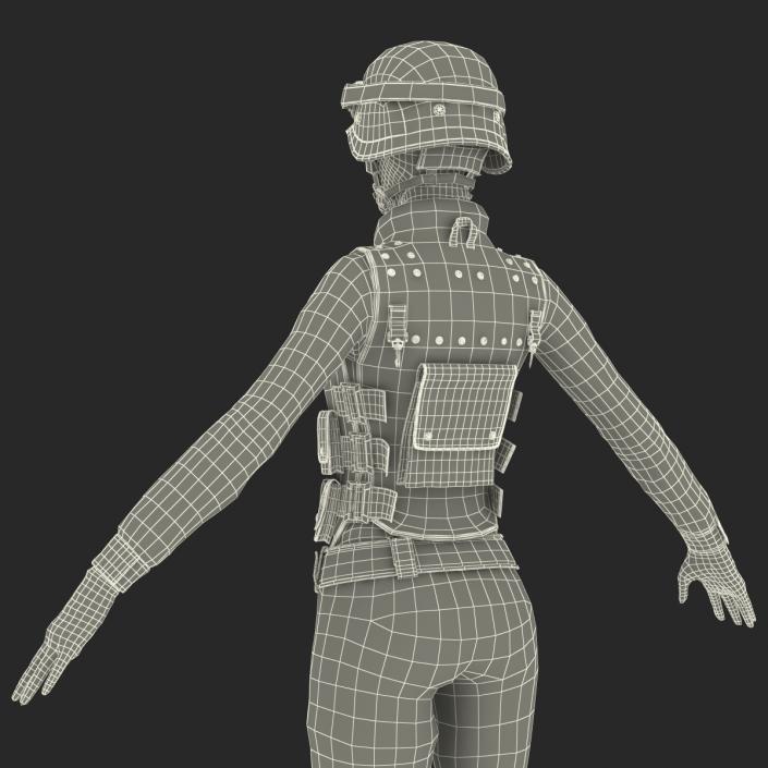 3D SWAT Woman European 2