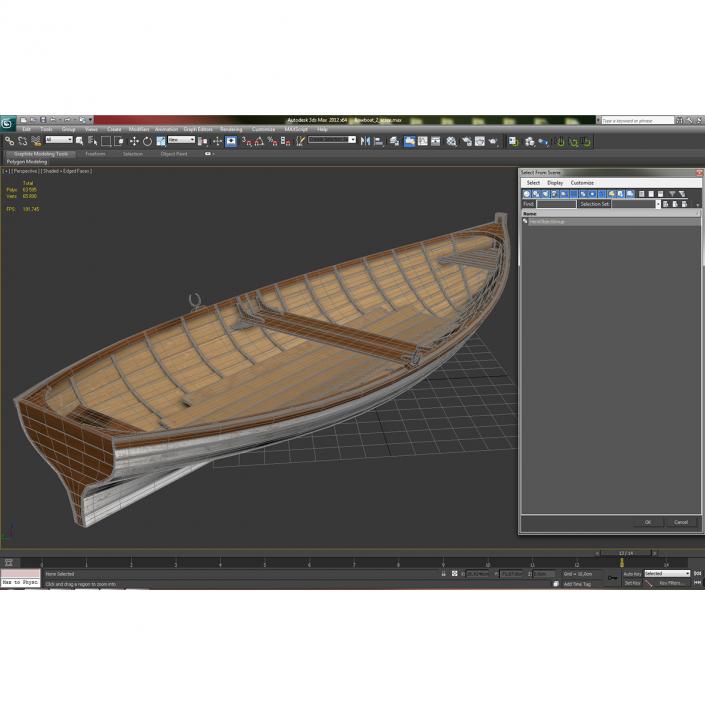 Rowboat 2 3D model