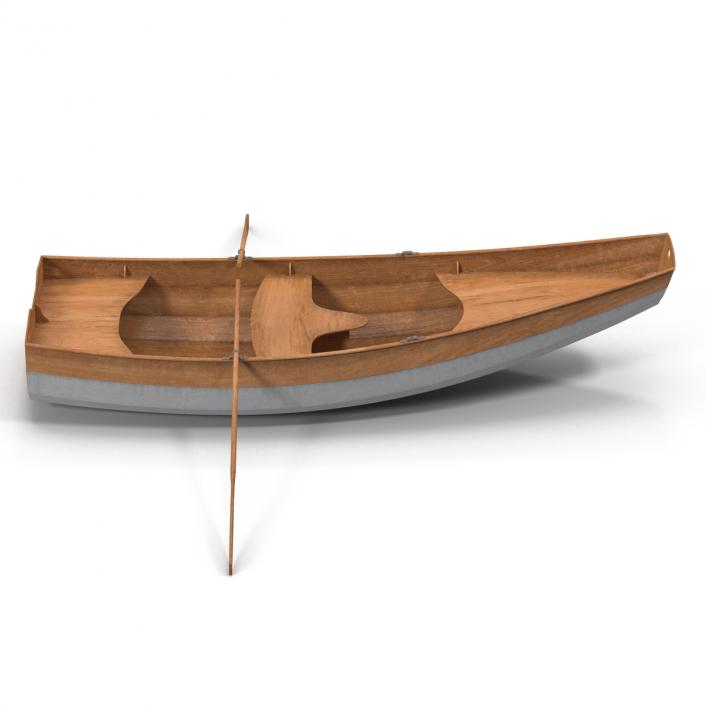 3D Rowing Boat 2 model