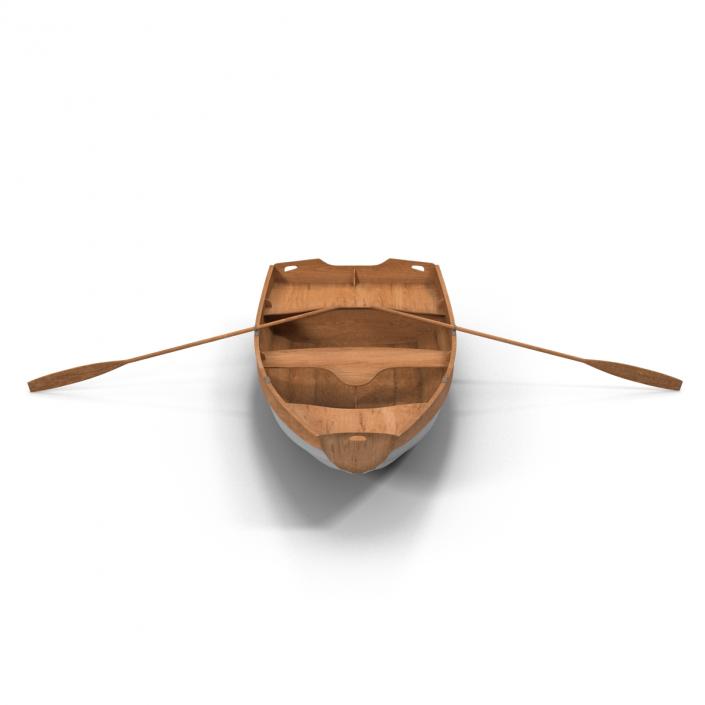 3D Rowing Boat 2 model