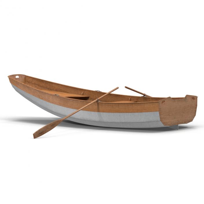 3D Rowing Boat 2 model