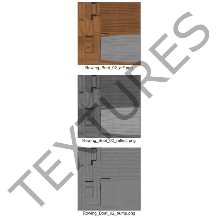 3D Rowing Boat 2 model