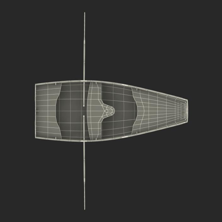 3D Rowing Boat 2 model