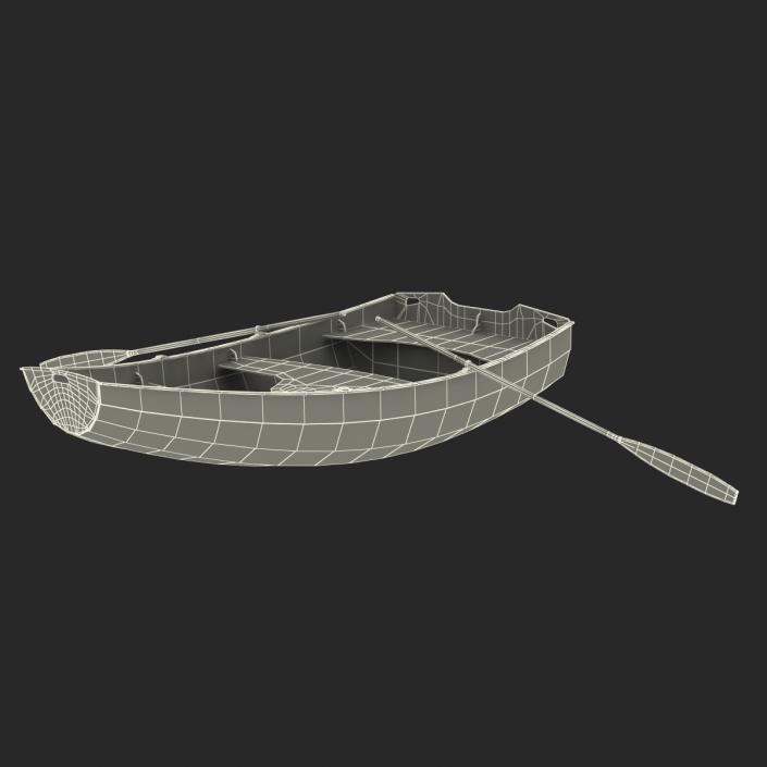 3D Rowing Boat 2 model