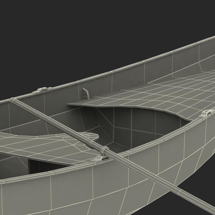 3D Rowing Boat 2 model