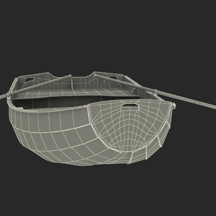 3D Rowing Boat 2 model