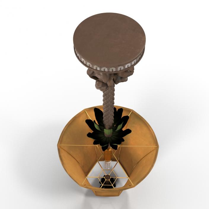 Table Lamp Monkey Palm 3D