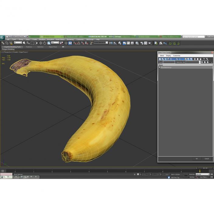 3D model Banana