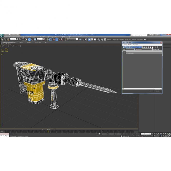 Electric Demolition Jack Hammer Leiya 3D