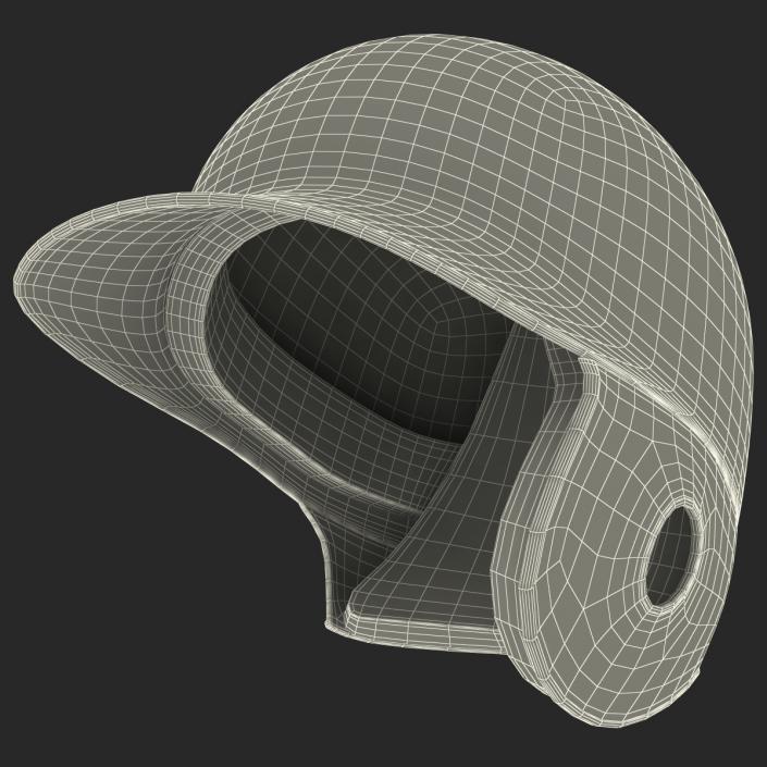 3D Baseball Batting Helmet model