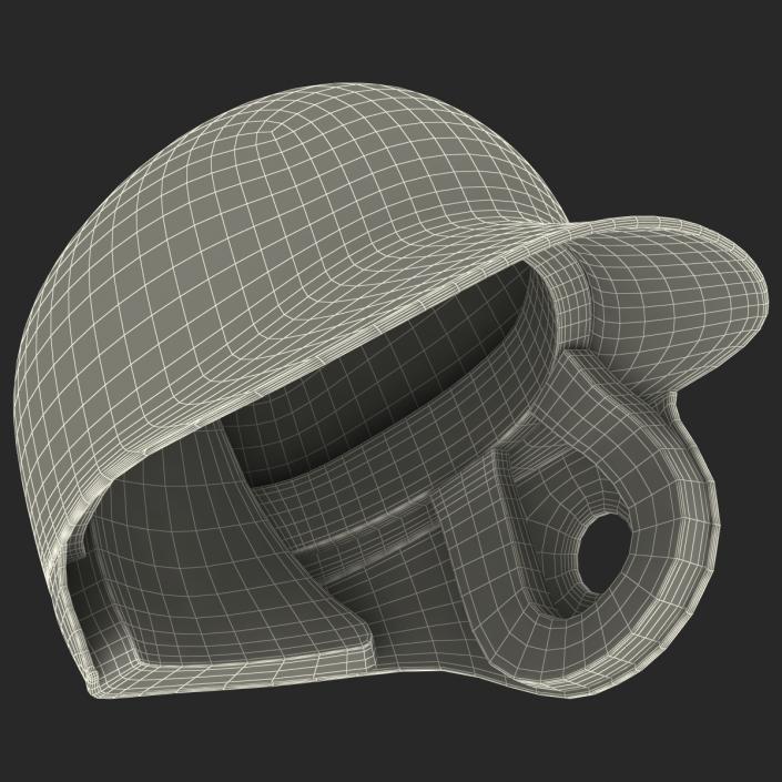 3D Baseball Batting Helmet model