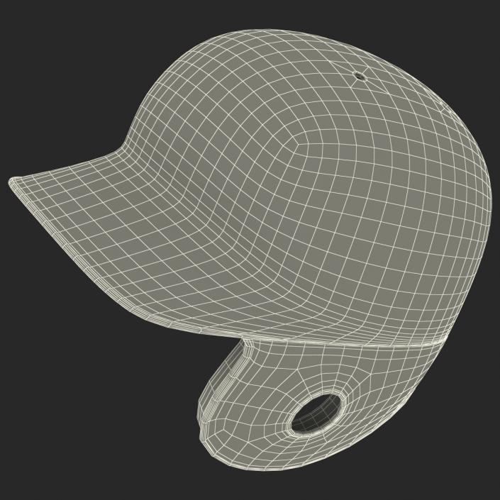 3D Baseball Batting Helmet model